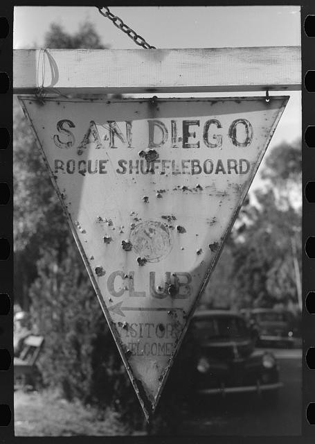 Photo:Sign in Balboa Park. San Diego, California