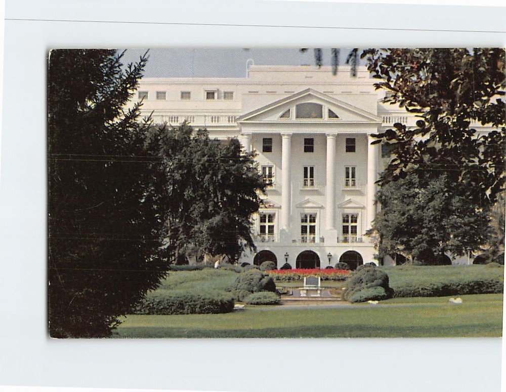 Postcard The Greenbrier White Sulphur Springs West Virginia
