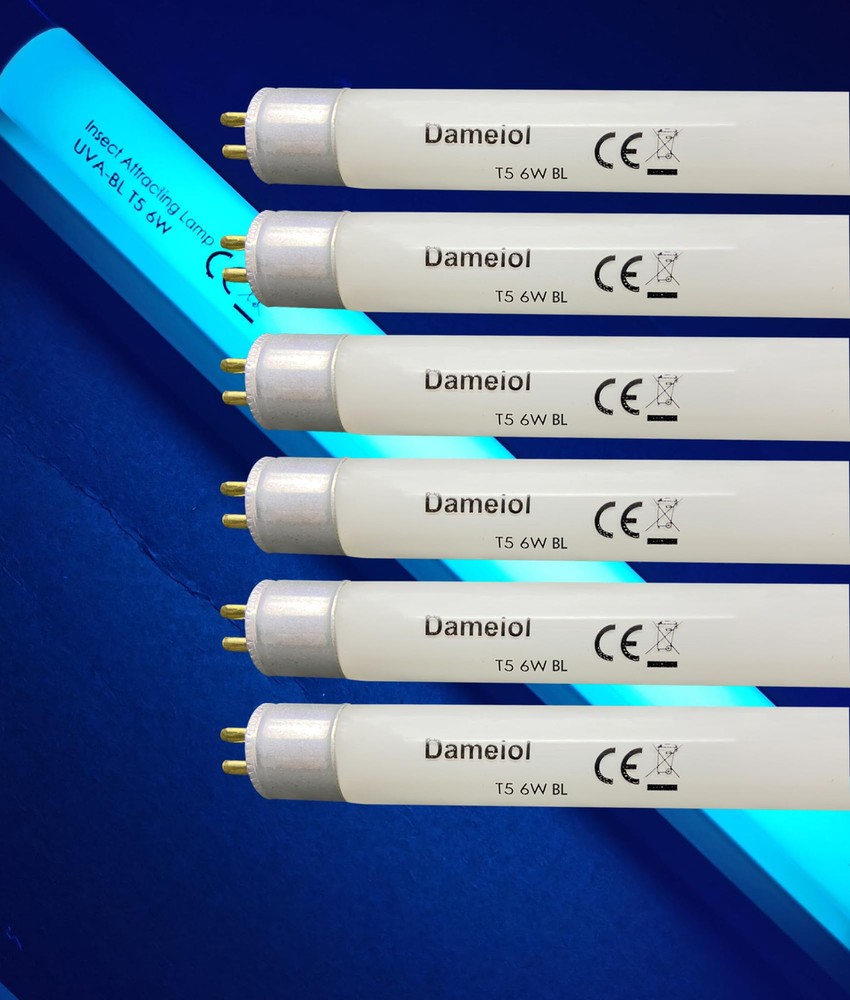 32050 F6T5/BL Bulbs,9''Length,6W T5 Fluorescent Light Tube,for Dyna/Trap DT20...