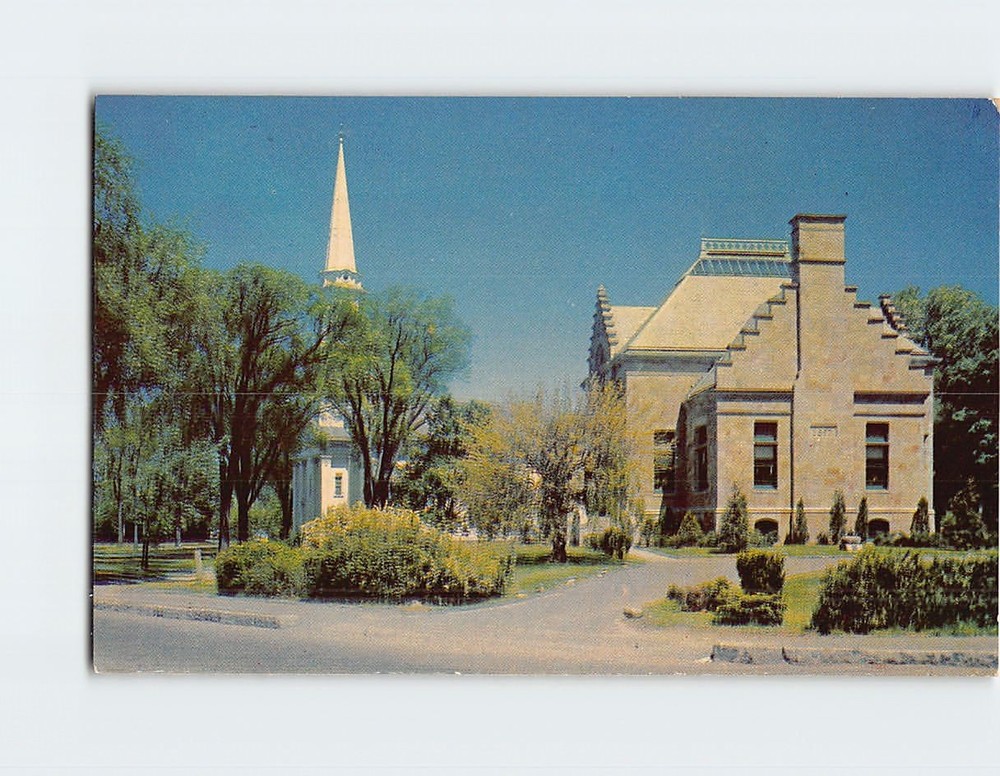 Postcard Village Green Weymouth Massachusetts USA