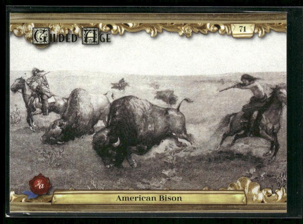 2023 Historic Autographs Gilded Age #71 American Bison