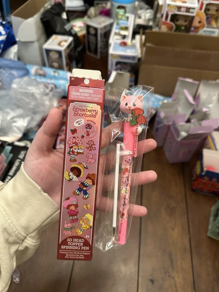 Collectibles: Custard Pen (SCENTED) - Strawberry Shortcake - OPEN - New