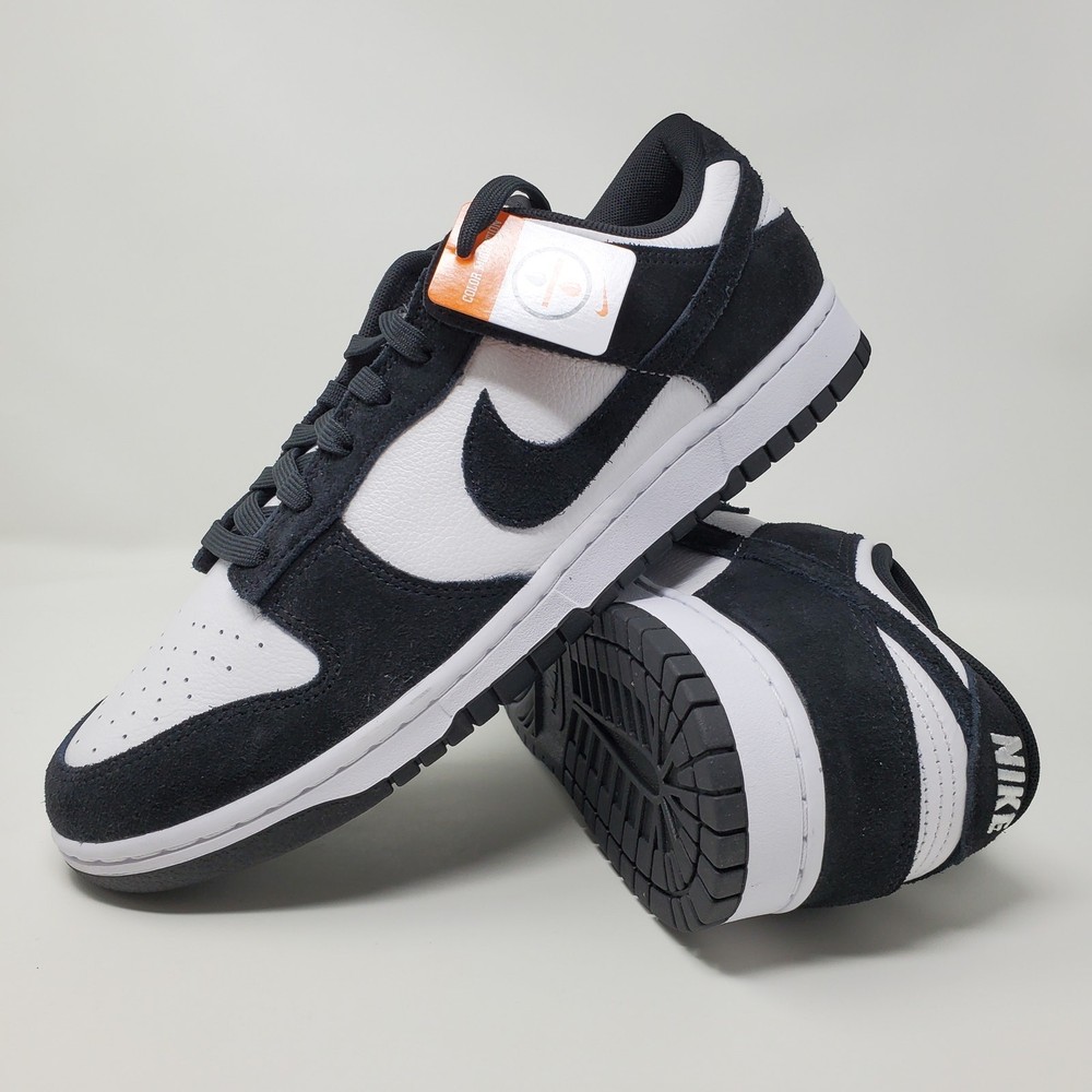 Nike Dunk Low Retro SE Suede Panda Black White FQ8249-100 Men's Size 11.5