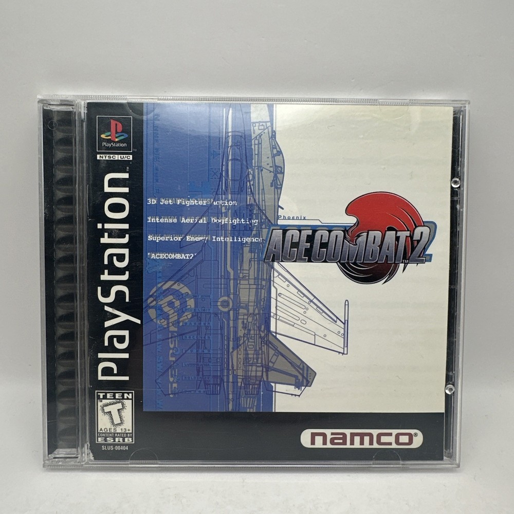 Ace Combat 2 Sony PlayStation 1 PS1 Complete CIB w Manual Namco-image