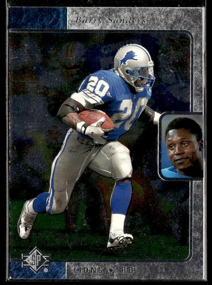 1996 SP #86 Barry Sanders Lions Football Card 0902K