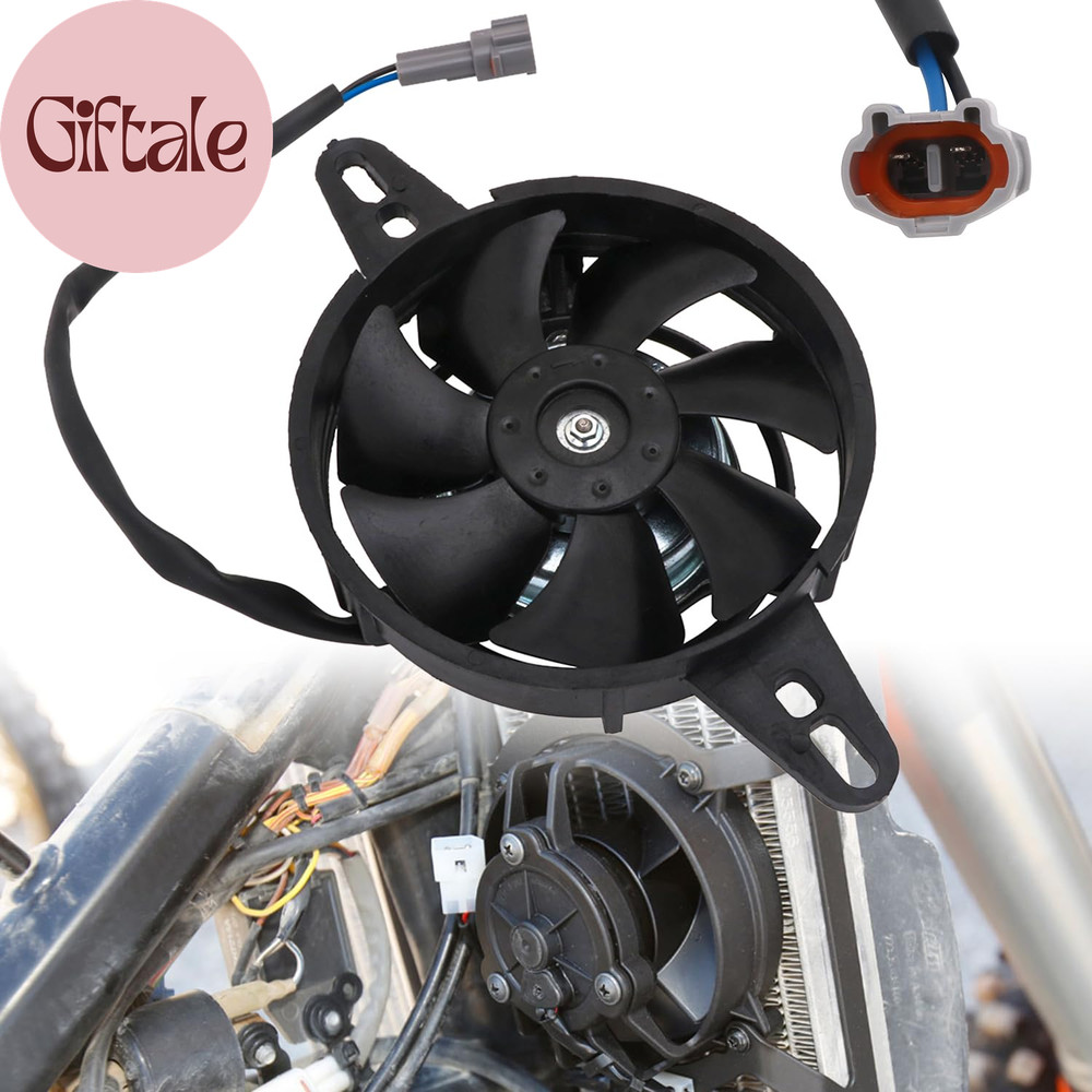 Motorcycle Radiator Fan 4 Inches Cooling Thermal Fan 12V Motor Universal for 50-