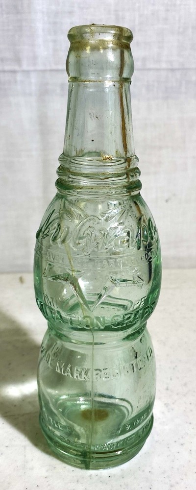 RARE Vintage 1920 6 OZ  Nugrape Soda Bottle, Detroit, Michigan