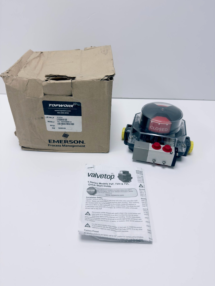 TopWorx TVF-M2WGNMM1A1 Valve Position Monitor | T-Series | New Open Box