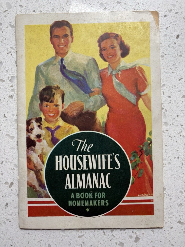 1938 - The Housewife's Almanac A Book for Homemakers