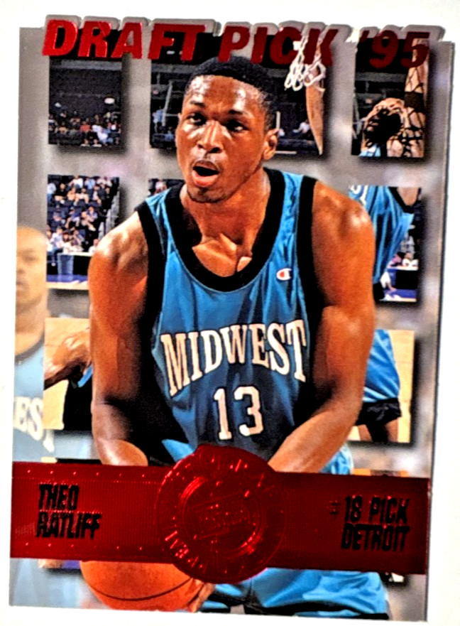 1995 Press Pass - Theo Ratliff #16 Red (RC)