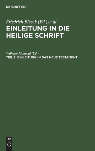 Einleitung in Das Neue Testament (Hardback)