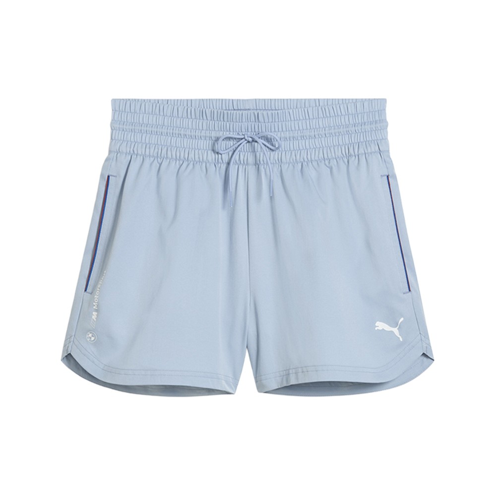 PUMA Bmw M Motorsport Essentials Woven Shorts Womens Blue Casual Athletic Bottom