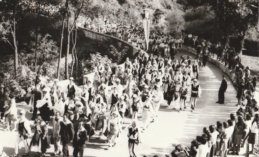 Albania Parade Photo Postcard