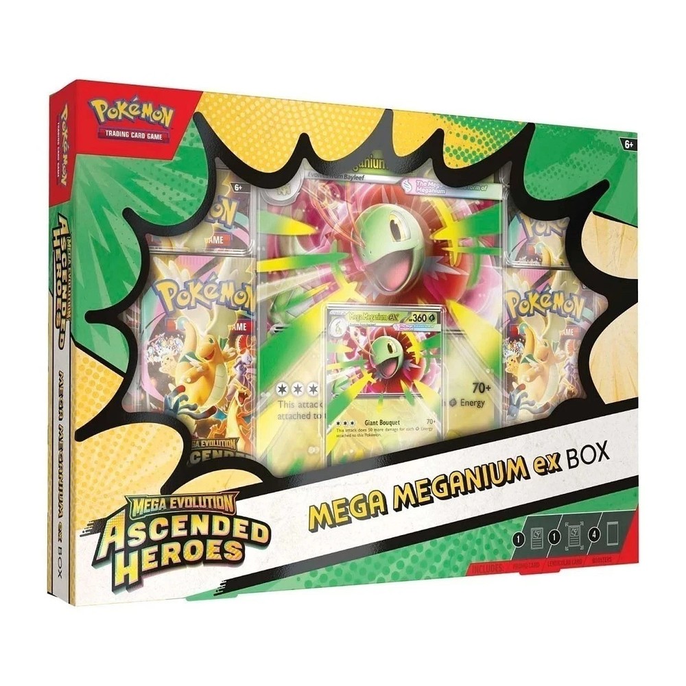 Pokemon Mega Evolution Ascended Heroes Mega Meganium Ex Box Factory Sealed