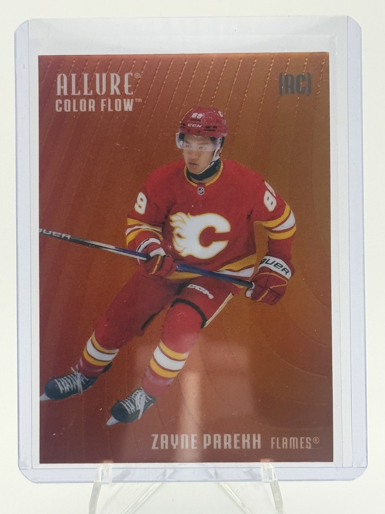 2025-26 Upper Deck Allure Zayne Parekh #CF-11 Color Flow Red-Orange