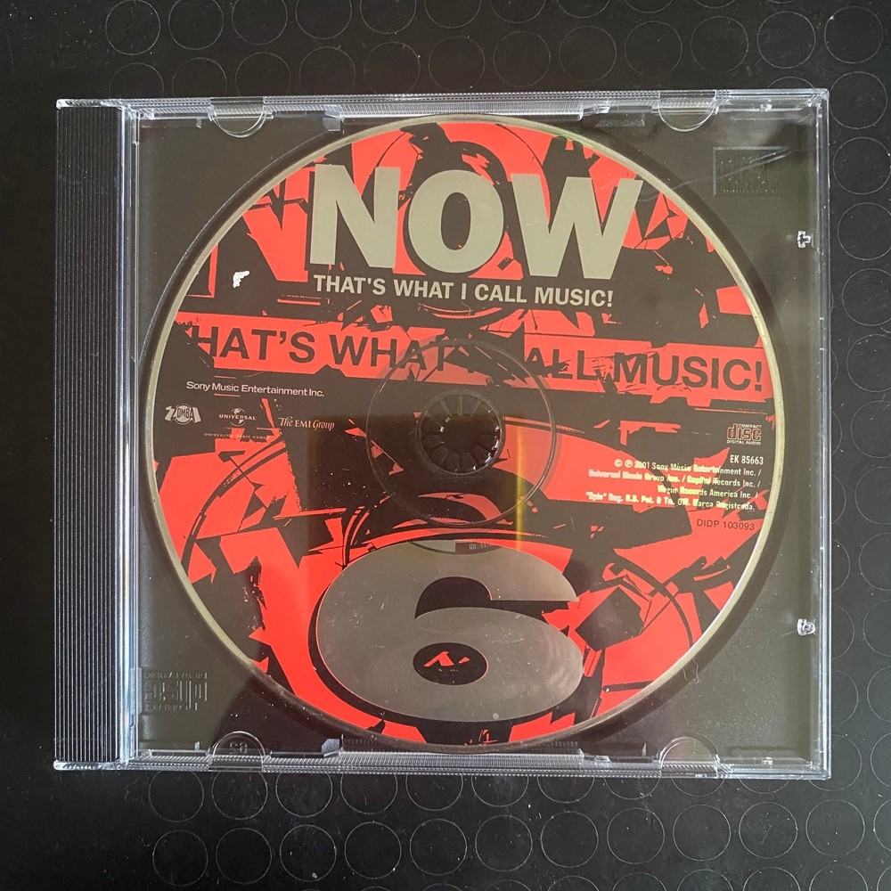 NOW That's What I Call Music! 6 CD 2001 Pop R&B Rock Compilation EMI Sony