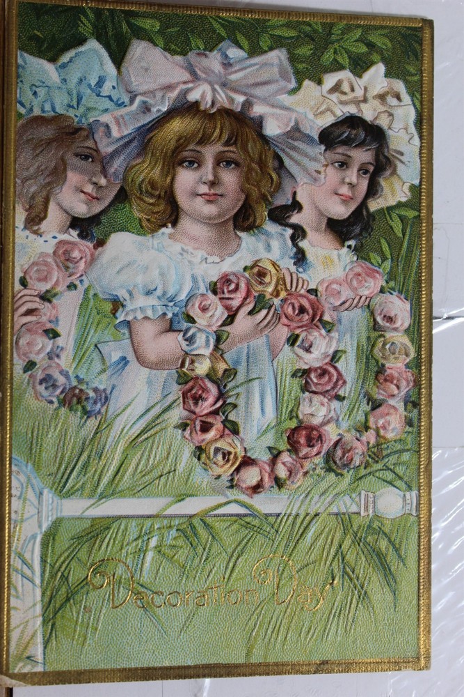 Greetings Decoration Day Postcard Old Vintage Card View Standard Souvenir Postal