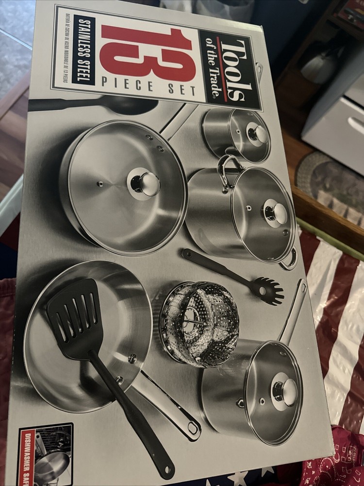stainless steel cookware set new