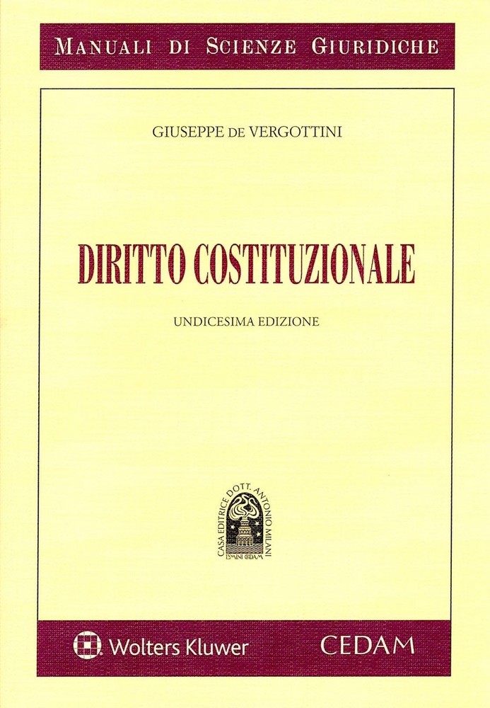 De Vergottini Diritto costituzionale (Paperback)
