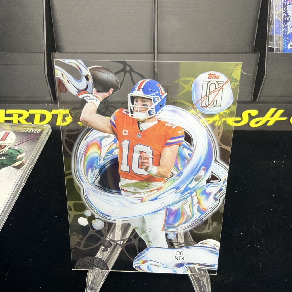 2025 Topps Signature Class - Fluidity - Bo Nix #FL-8 SP Insert Broncos