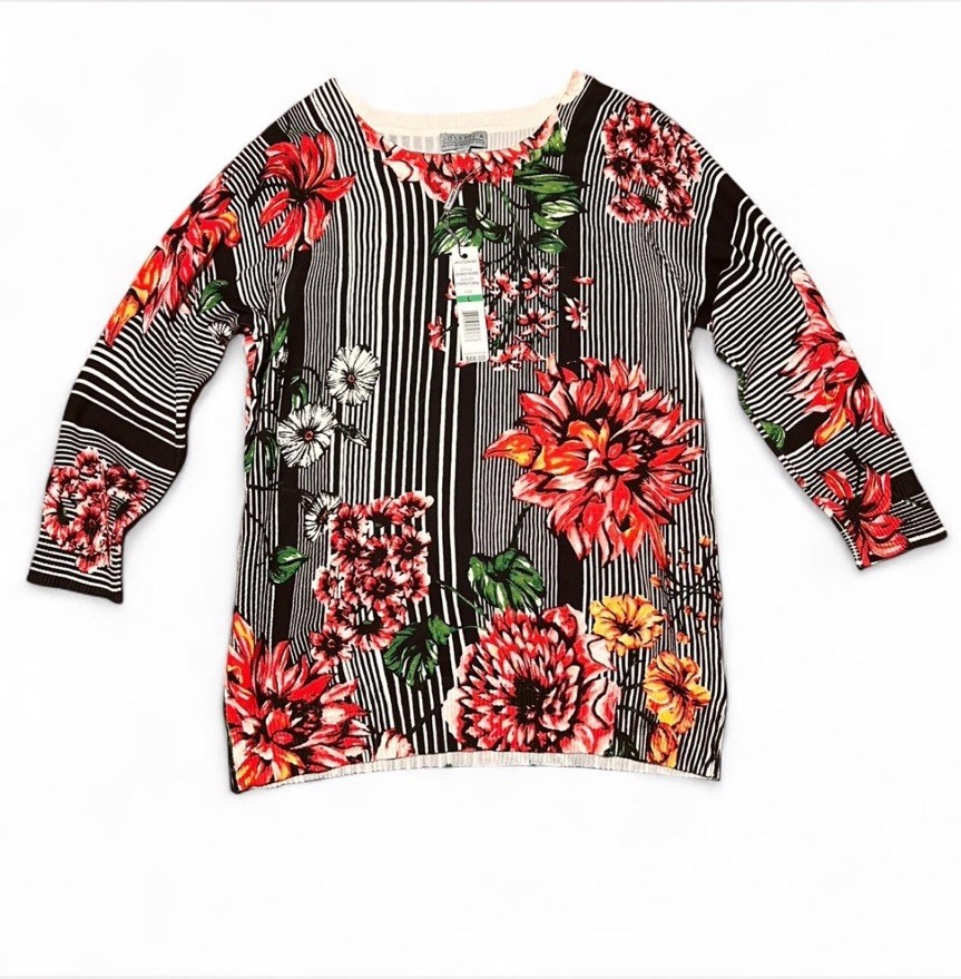 Joseph A Women’s Floral Top Size L