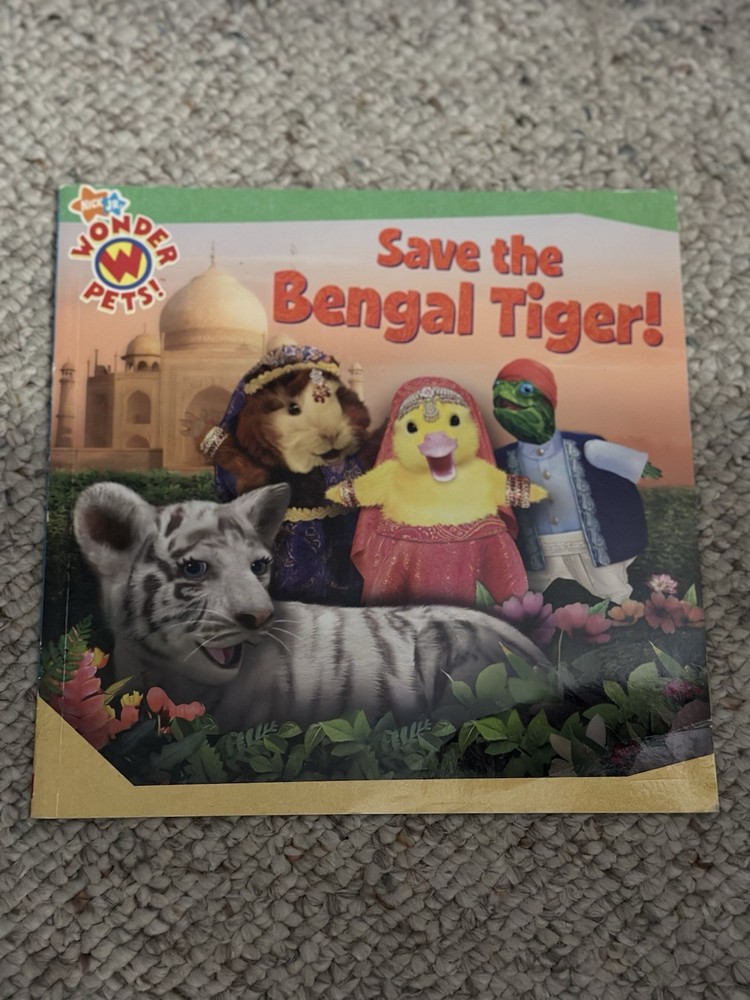 Save the Bengal Tiger! (Wonder Pets!) VTG Children’s Reading Book Nick Jr.