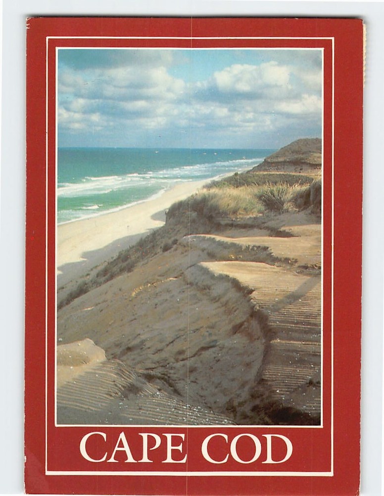Postcard Shadows on the dunes Cape Cod National Seashore Massachusetts USA