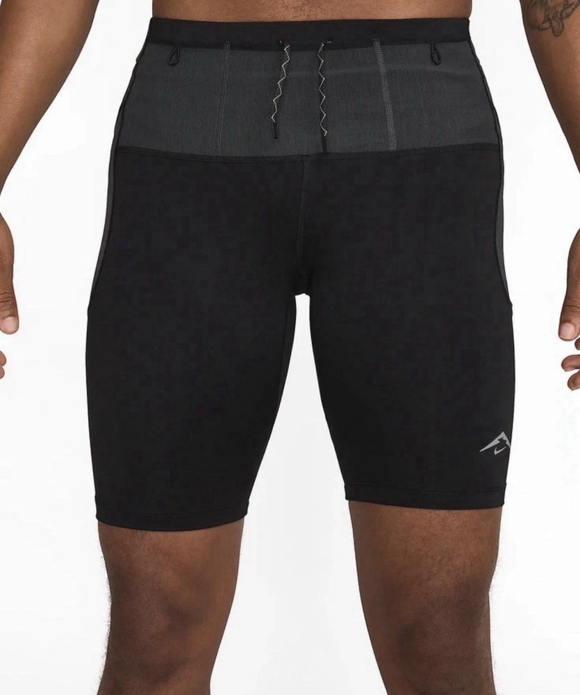 Nike Trail Dri-Fit ADV Lava Loops 1/2 Tights HJ4170-010 Black Men’s Size 2XL XXL