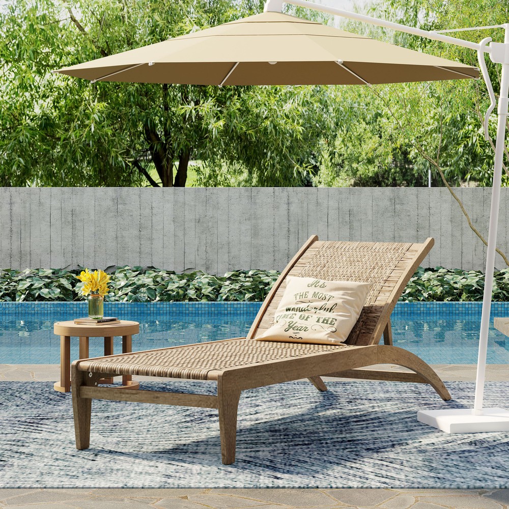 Benfield Weather-Resistant Outdoor Chaise Lounge for Patio Comfort