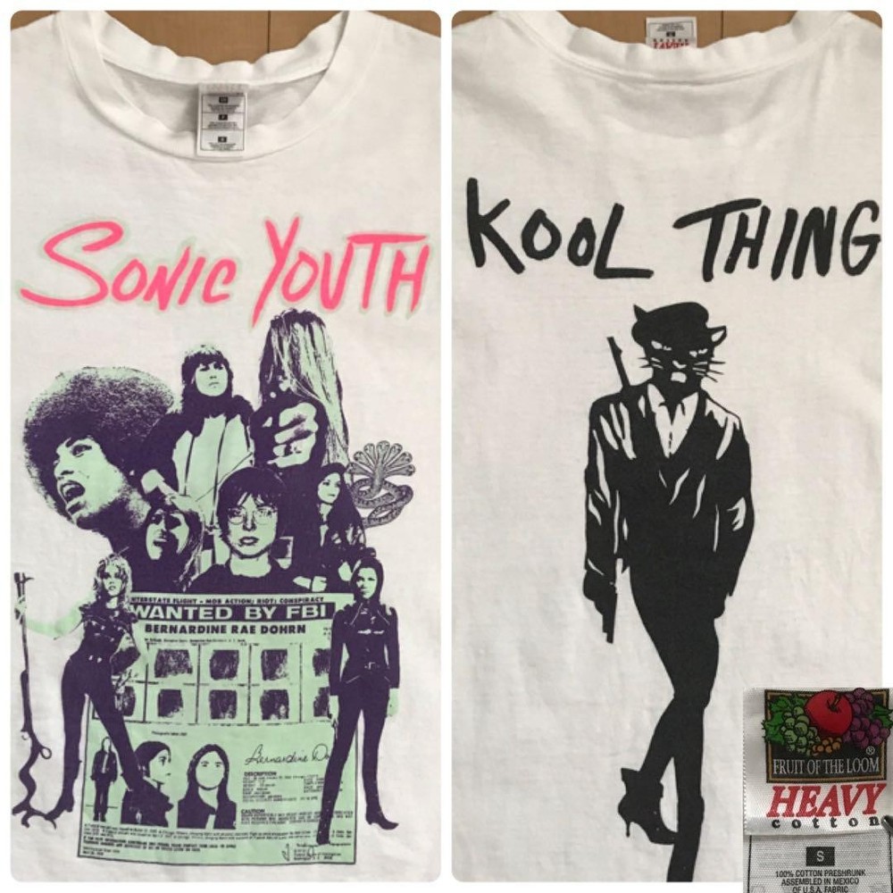 Sonic Youth 90s Vintage T-Shirt 941 Rock Band Graphic Cotton Used S