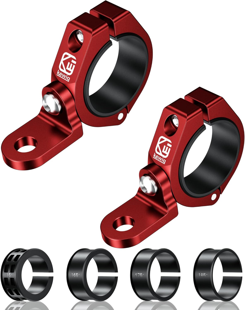 2PCS Whip Light Mount, Solid Aluminum Alloy UTV Flag Mounts, Off-Road LED Light