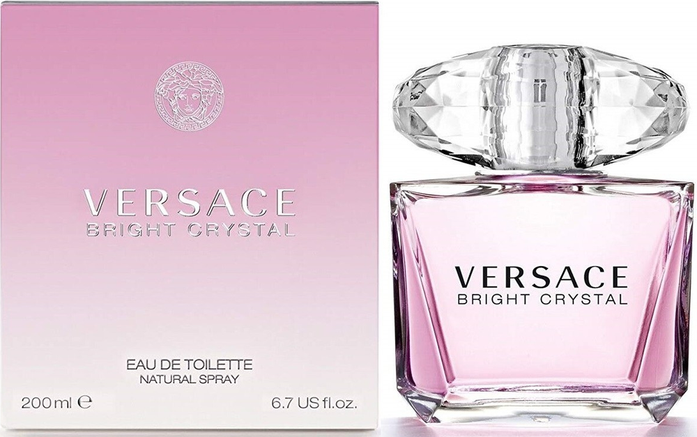 VERSACE BRIGHT CRYSTAL 6.7 FL OZ 200 ML EAU DE TOILETTE BRAND NEW SEALED BOX