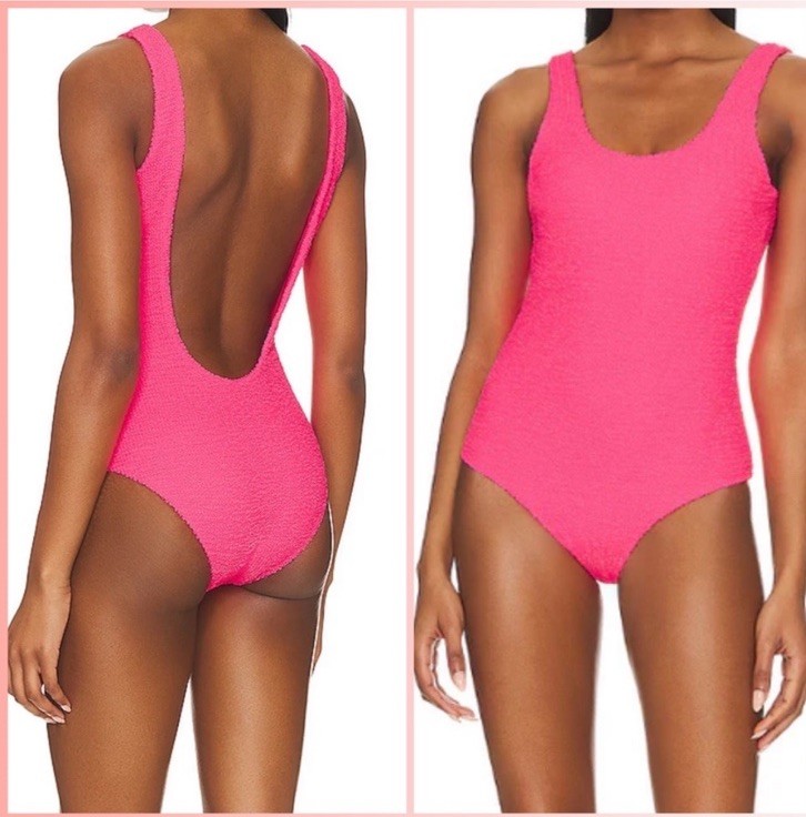 It's Now Cool the Backless One Piece Swimsuit Clover, Size Medium