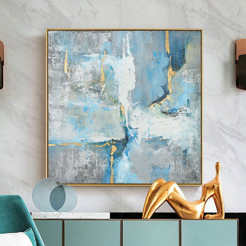 Hand painted Oil Painting Decorative Painting Modern Abstract Paintings Room