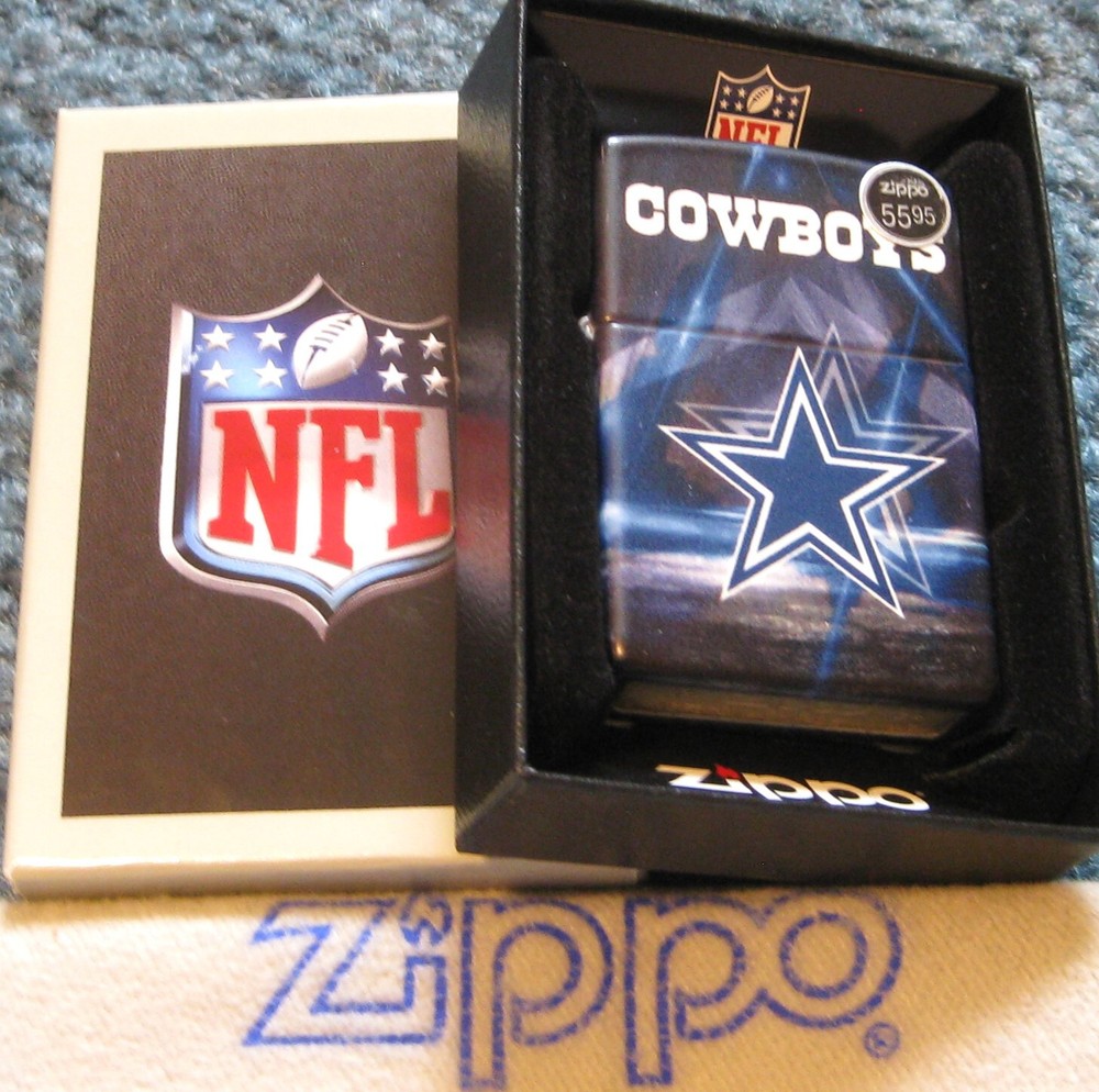NFL TEAM LOGO Dallas Cowboys AMERICA'S TEAM 540 Lighter 46501 New SEALED