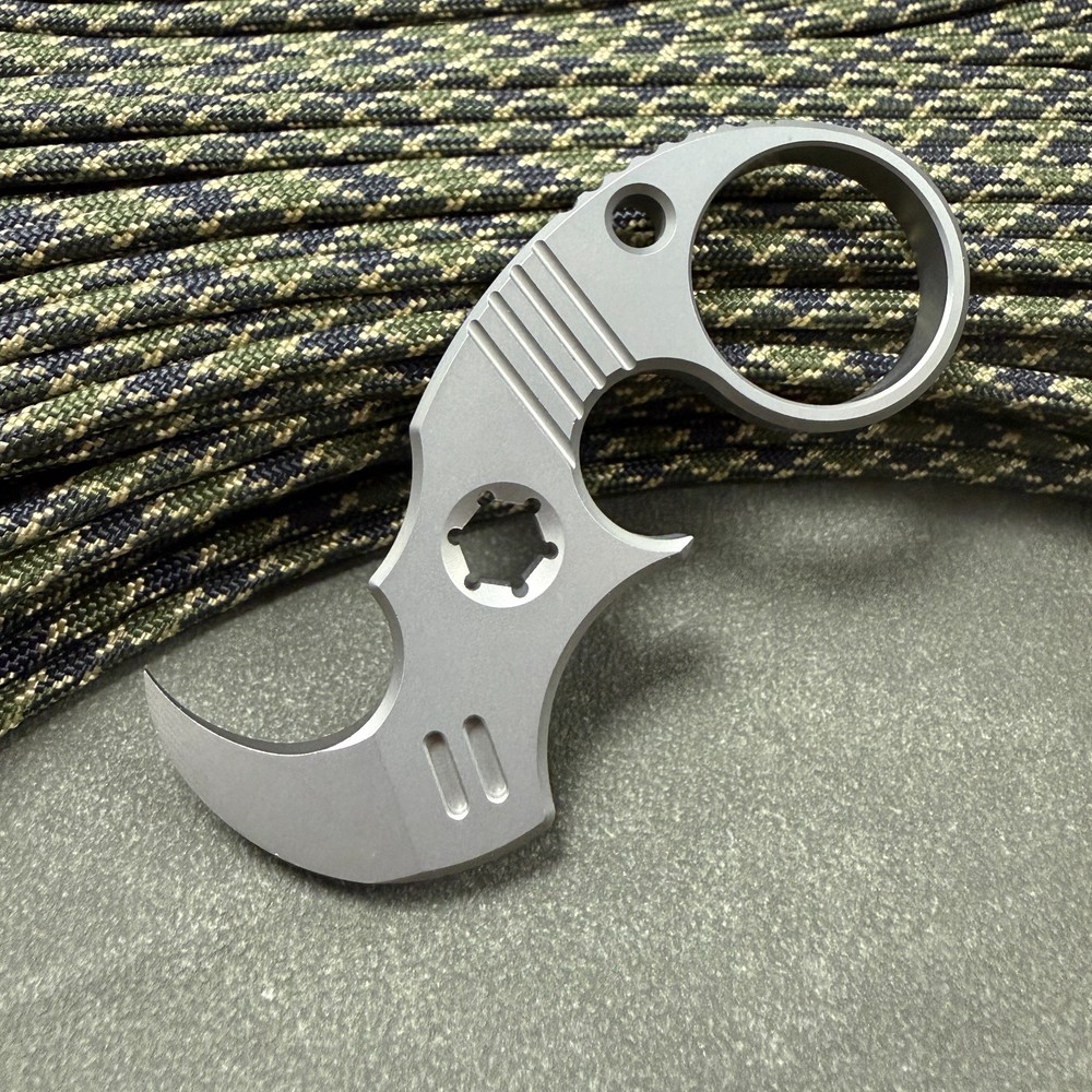 Doceaedc RIHE Design TC4 Titanium Rhinoceros Crowbar EDC Multi functional Tool