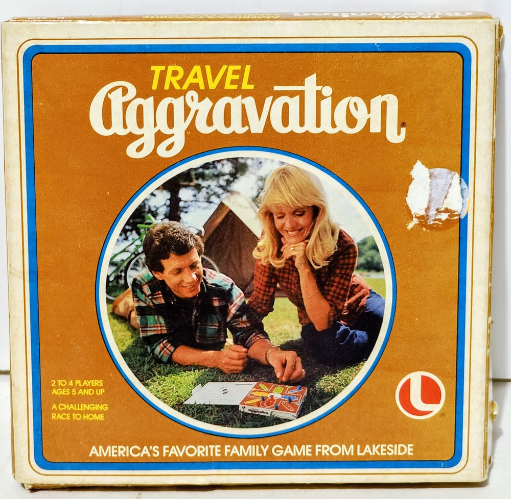 Aggravation Game - Travel Edition - Family Game - Vintage 1980 - Complete