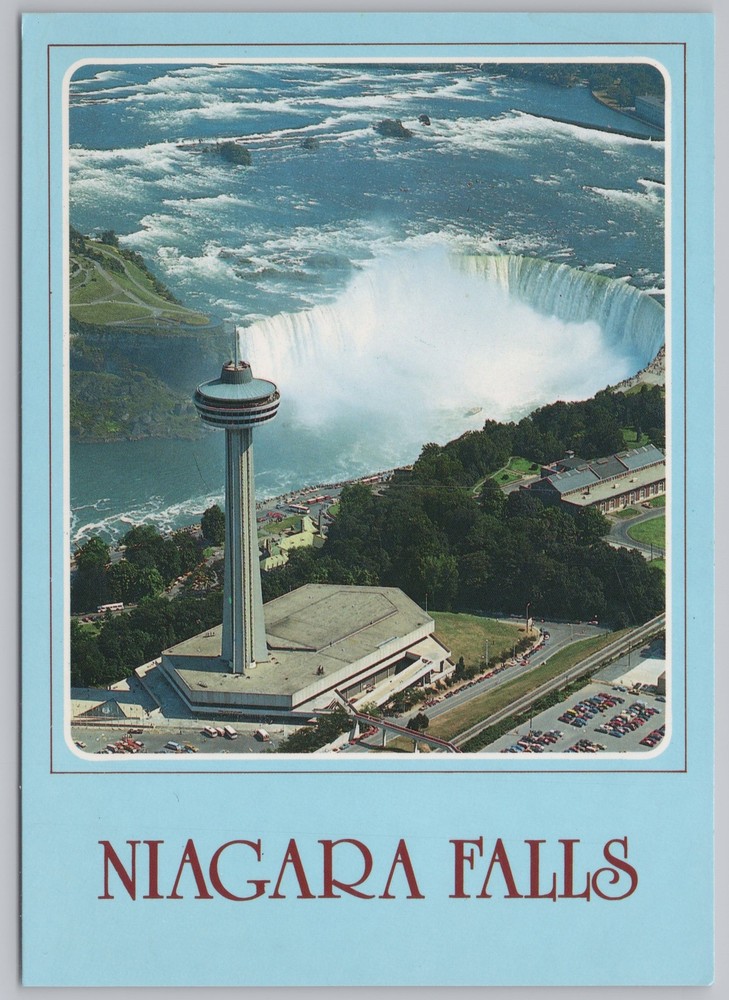 State View~Skylon Tower @ Niagara Falls Canada~Continental Postcard