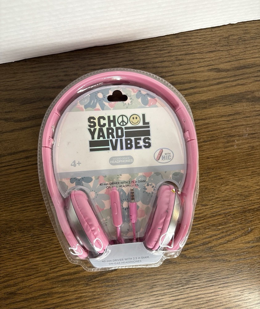 Brand New Pink Beats Style Studio Grade Headphones With Adjustable Mic