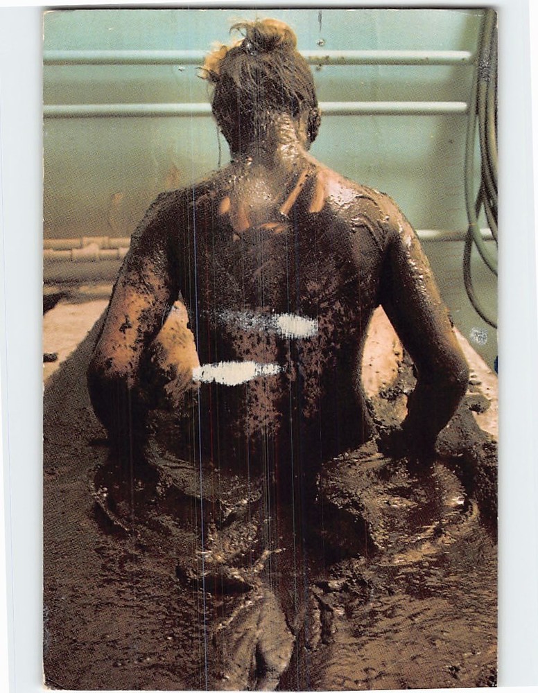 Postcard Mud Bath Indian Springs Calistoga California USA