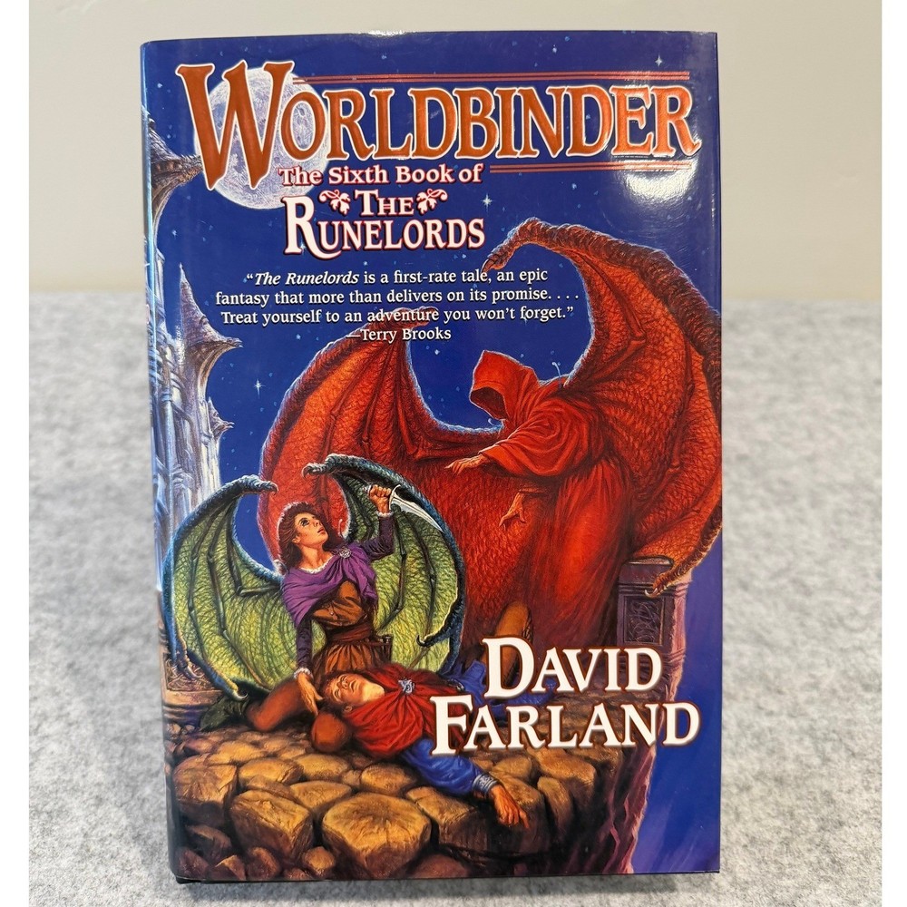 Worldbinder by David Farland #6 in The Runelords series Fantasy Novel Hardcover