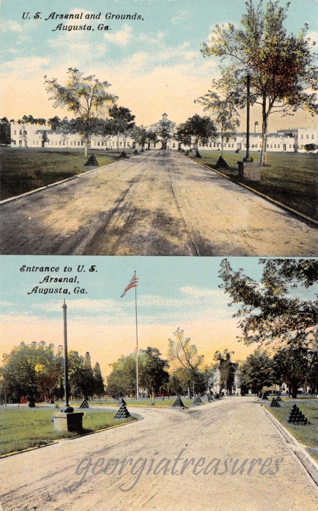 Ga~Georgia~Augusta~U.s. Arsenal Grounds & Entrance~Early