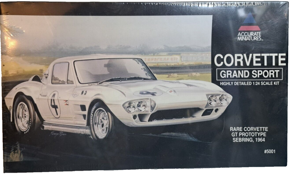 Accurate Miniatures 1/24 Corvette Grand Sport GT Prototype Sebring 1964 SEALED-image