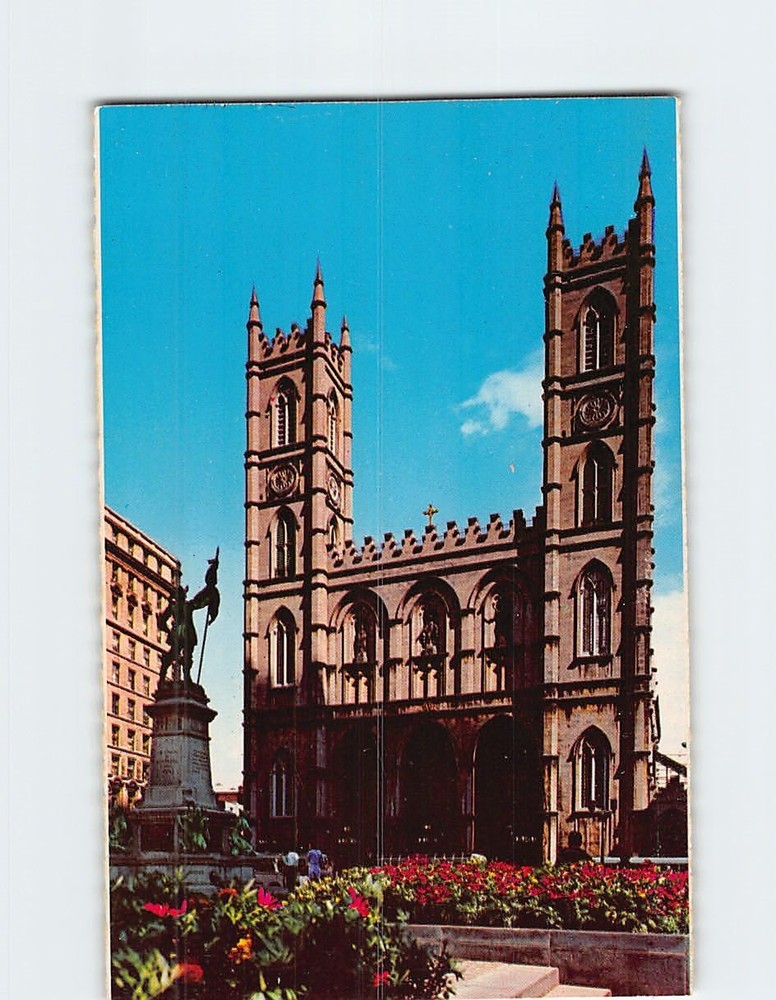 Postcard Notre Dame Church Montreal Canada