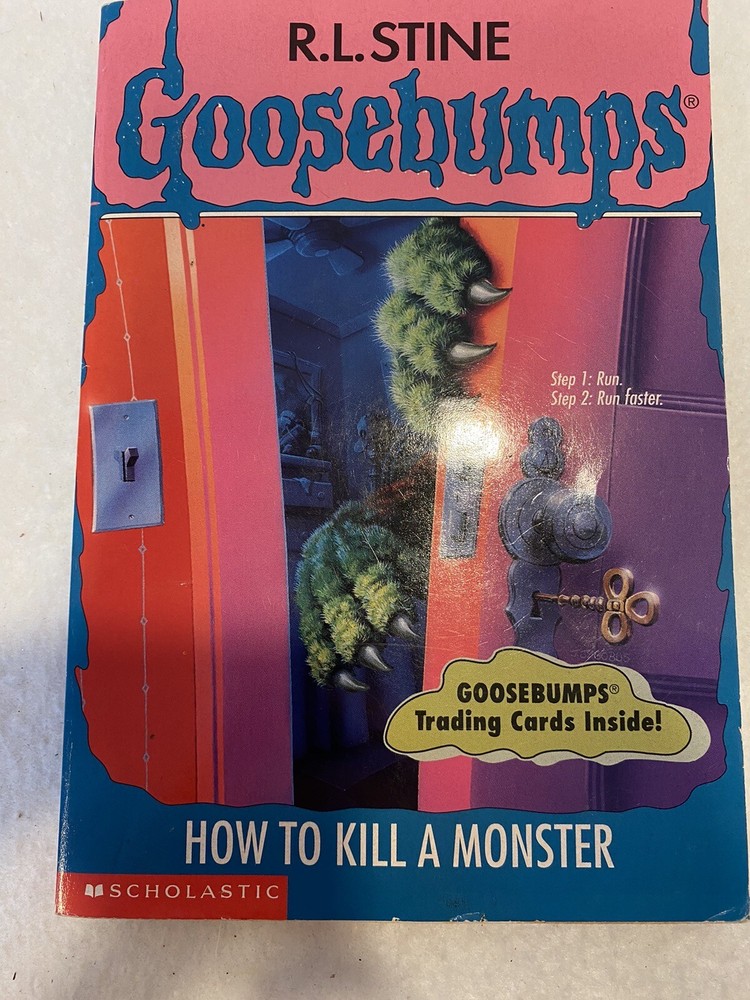 Vintage Goosebumps #46 How to Kill a Monster, R.L. Stine, Good Cond