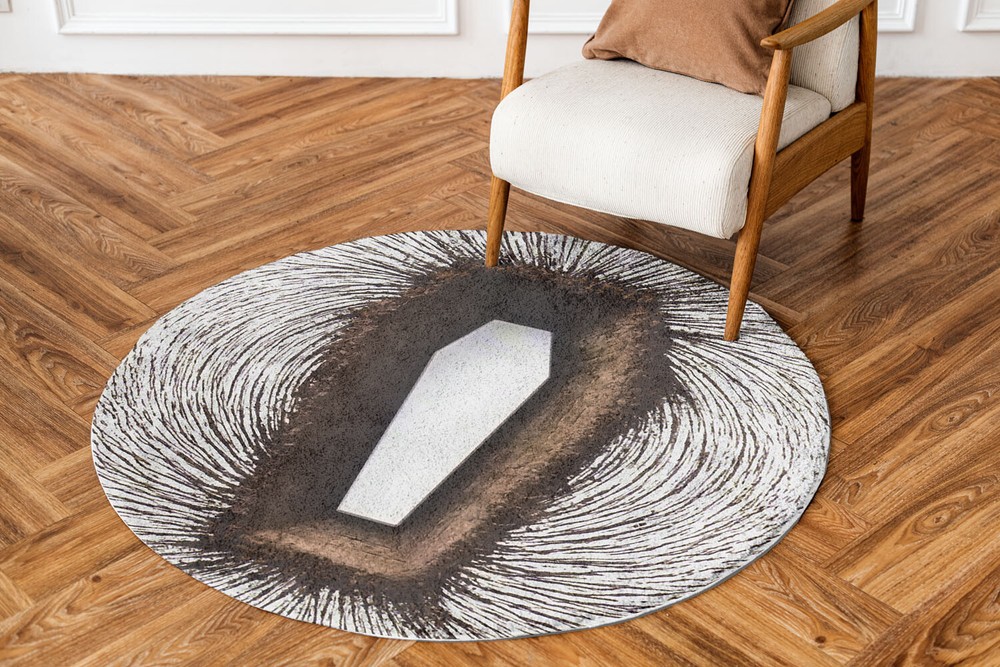 Metallica Rug Death Magnetic 1 Album Art Round Rug Home Decor Fan-made 24-47in