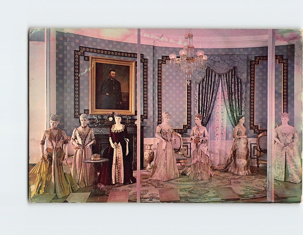 Postcard Dresses First Ladies Hall Smithsonian Institution Washington DC USA