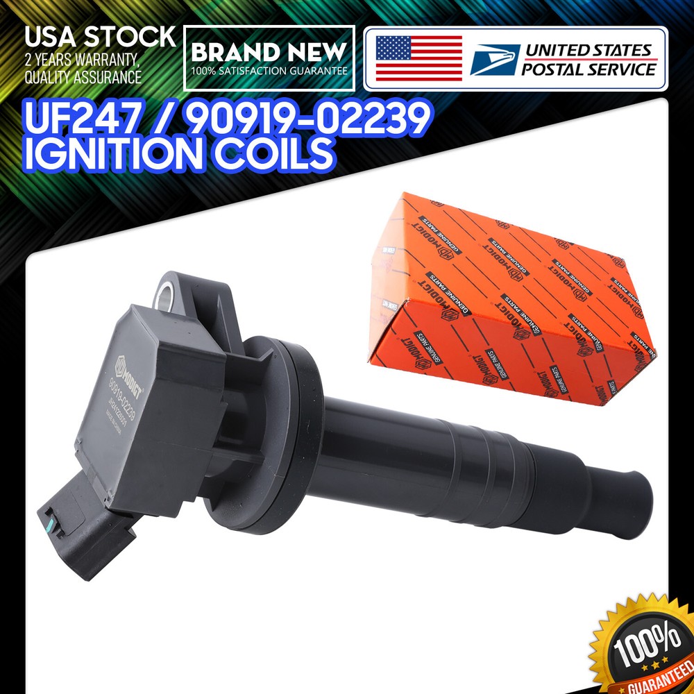 1PC OEM Ignition Coil 90919-02239 Fits Toyota Corolla Matrix 1.8L UF247