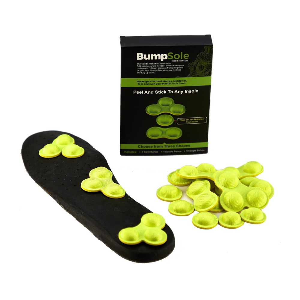 Bump Sole Anti Fatigue Insole Stickers for Shock Absorption & Comfort