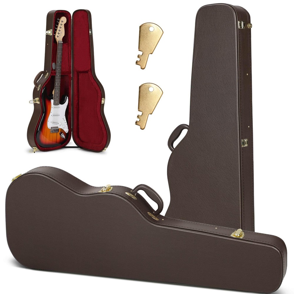 Electric Guitar Hardshell Case: ST Electric Guitar Bag with 0.98inch Thick Pa...